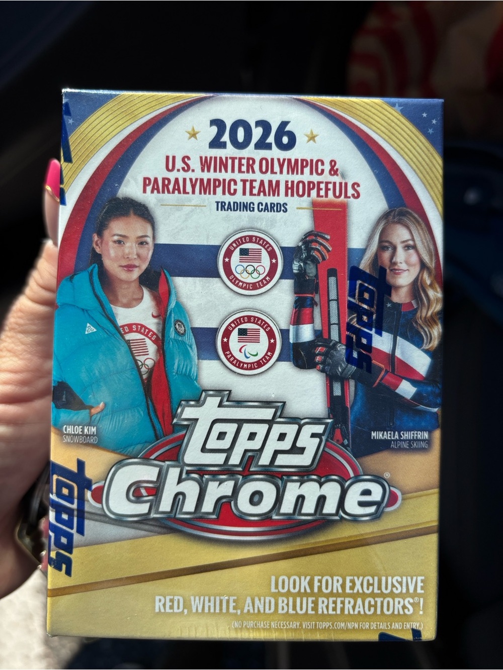 New Release Topps Chrome 2026 U.S. Winter Olympic and Paralympic team hopefuls